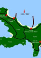 Детальная карта маленького островка Вай в архипелаге